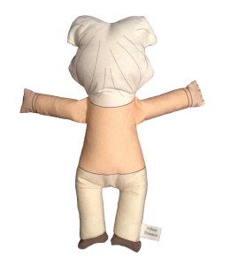 Albert Einstein Plush Doll (back)